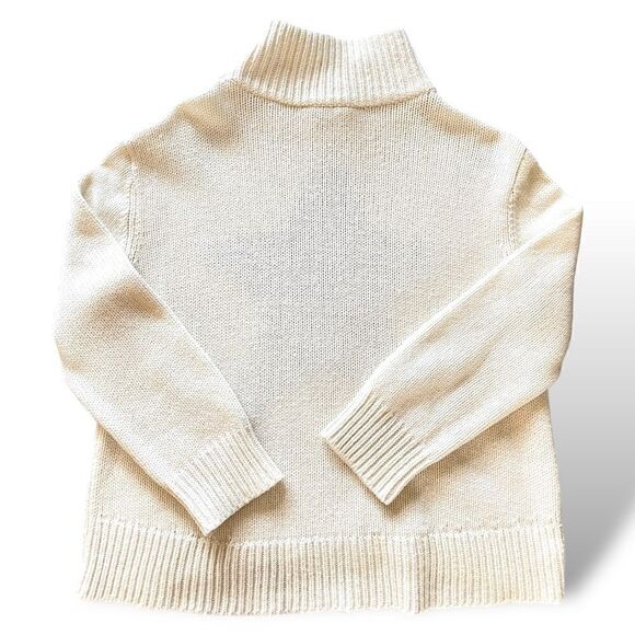 Brooke St. KATE SPADE Cream Swear with Gold Button Detail |Size: M| - Picture 2 of 6